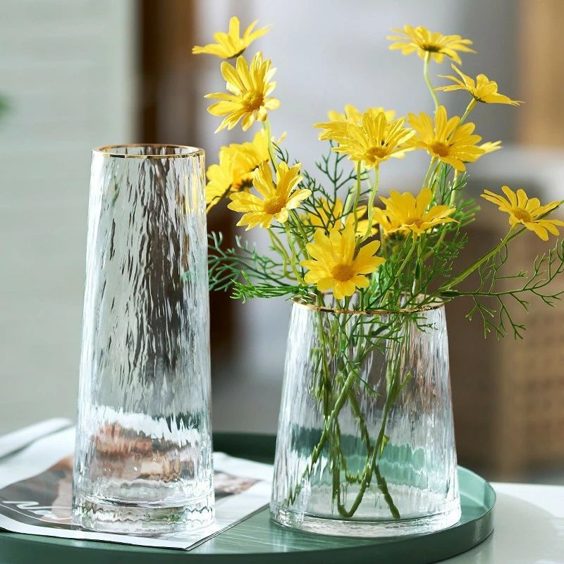 母の日 花瓶 ドライフラワー ガラス 大きい 円柱 敬老の日 フラワーベース 硝子ベース 夏 グラス ベース ガラスボトル 玄関 グレー クリア ピンク 花びん 一輪挿し かわいい 可愛い インテリア