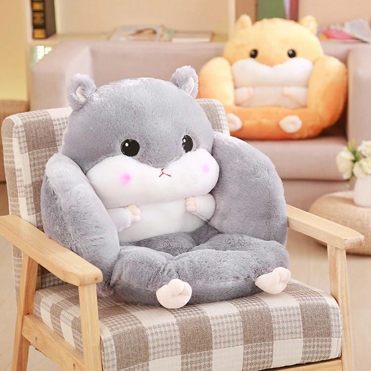 【商品コード】：y813495 【カラー】 グレー、ピンク、ブラウン、イエロー カバー材質：ポリエステル、詰め物：pp綿 サイズ：幅55x長40x高さ45cm 原産国: 中国 【この商品について】 表