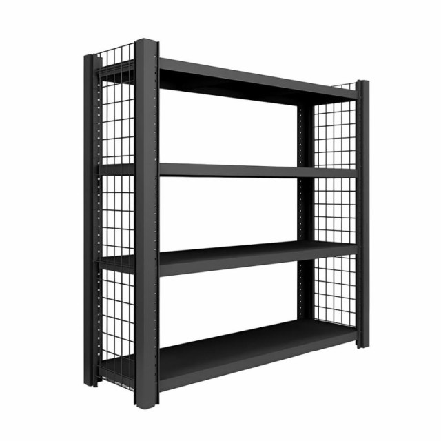 スチールラック 業務用 倉庫 耐荷重200kg/段 幅100/120/150*奥行40/50*高さ150cm ガレージ 棚 ボルトレスラック 防錆加工 メタルラック スチール収納ラック