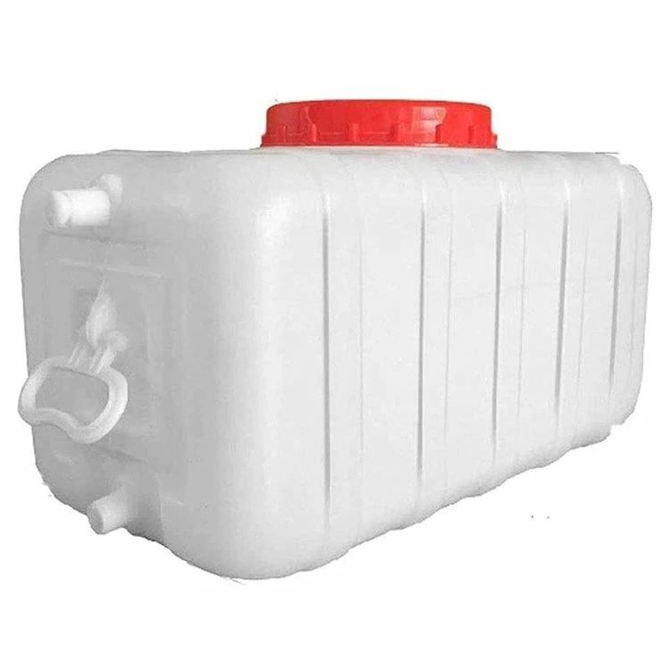 ウォータータンク ポリタンク 水タンク 給水タンク 水 タンク 25L/50L/100L 水貯蔵容器 プラスチック製 ウォータージャグ カバーとバルブ付き 横型 正方形 貯水タンク 屋外ポータブルバケ